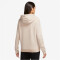 NIKE Sportswear Club Fleece-Hoodie Damen 126 - sanddrift/white S