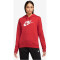 NIKE Sportswear Club Fleece Hoodie Damen 657 - university red/white XXL