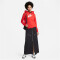 NIKE Sportswear Club Fleece Hoodie Damen 657 - university red/white XXL