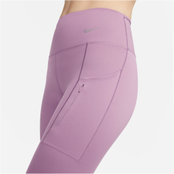 NIKE Dri-FIT Go Firm-Support Mid-Rise 7/8-Leggings mit Taschen Damen 536 - violet dust/black XS