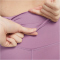 NIKE Dri-FIT Go Firm-Support Mid-Rise 7/8-Leggings mit Taschen Damen 536 - violet dust/black XS