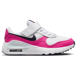 NIKE Air Max SYSTM Sneaker Kinder 110 - white/obsidian-fierce pink-pure platinum 33.5