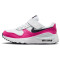 NIKE Air Max SYSTM Sneaker Kinder 110 - white/obsidian-fierce pink-pure platinum 33.5