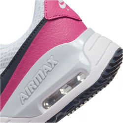 NIKE Air Max SYSTM Sneaker Kinder 110 - white/obsidian-fierce pink-pure platinum 36