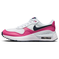 NIKE Air Max SYSTM Sneaker Kinder 110 - white/obsidian-fierce pink-pure platinum 38.5