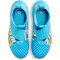NIKE Jr. Zoom Superfly 9 Academy KM AG Kunstrasen-Fußballschuhe Kinder 400 - baltic blue/white 36