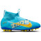NIKE Jr. Zoom Superfly 9 Academy KM AG Kunstrasen-Fußballschuhe Kinder 400 - baltic blue/white 36
