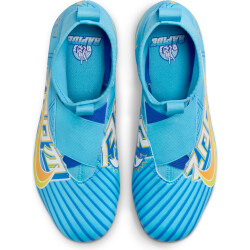 NIKE Jr. Zoom Superfly 9 Academy KM FG/MG Firm Ground/Multi-Ground Fußballschuhe Kinder 400 - baltic blue/white 38