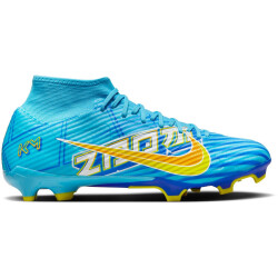 NIKE Zoom Mercurial Superfly 9 Academy KM FG/MG Firm Ground/Multi-Ground Fußballschuhe 400 - baltic blue/white 42.5
