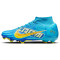 NIKE Zoom Mercurial Superfly 9 Academy KM FG/MG Firm Ground/Multi-Ground Fußballschuhe 400 - baltic blue/white 42.5