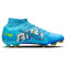 NIKE Zoom Mercurial Superfly 9 Academy KM FG/MG Firm Ground/Multi-Ground Fußballschuhe 400 - baltic blue/white 42.5