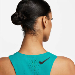 NIKE Dri-FIT ADV AeroSwift Racing Lauf Tanktop Damen 443 - rapid teal/black XS