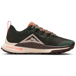 NIKE React Pegasus Trail 4 Trailrunning-Schuhe Damen 300 - sequoia/guava ice-amber brown 42.5