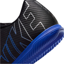 NIKE Mercurial Vapor 15 Club IC Hallen-Fußballschuhe Herren 040 - black/chrome-hyper royal 45