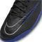 NIKE Mercurial Vapor 15 Club TF Turf Multinocken-Fu&szlig;ballschuhe Herren 040 - black/chrome-hyper royal 38.5