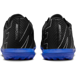 NIKE Mercurial Vapor 15 Club TF Turf Multinocken-Fu&szlig;ballschuhe Herren 040 - black/chrome-hyper royal 42