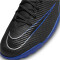 NIKE Mercurial Vapor 15 Club TF Turf Multinocken-Fußballschuhe Herren 040 - black/chrome-hyper royal 43