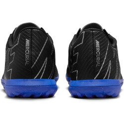 NIKE Mercurial Vapor 15 Club TF Turf Multinocken-Fußballschuhe Herren 040 - black/chrome-hyper royal 44