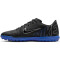 NIKE Mercurial Vapor 15 Club TF Turf Multinocken-Fußballschuhe Herren 040 - black/chrome-hyper royal 44.5