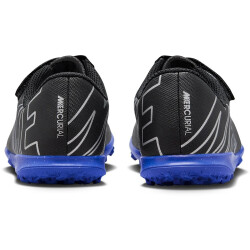 NIKE Mercurial Vapor 15 Club TF TF Multinocken-Fußballschuhe Kinder 040 - black/chrome-hyper royal 28