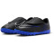 NIKE Mercurial Vapor 15 Club TF TF Multinocken-Fußballschuhe Kinder 040 - black/chrome-hyper royal 28