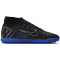 NIKE Mercurial Superfly 9 Club TF Turf Multinocken-Fu&szlig;ballschuhe 040 - black/chrome-hyper royal 42