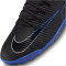 NIKE Mercurial Superfly 9 Club TF Turf Multinocken-Fußballschuhe 040 - black/chrome-hyper royal 44.5