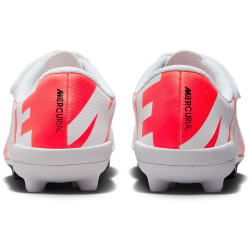 NIKE Mercurial Vapor 15 Club MG FG Fu&szlig;ballschuhe Kinder 600 - bright crimson/white-black 27.5
