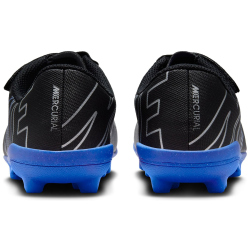 NIKE Mercurial Vapor 15 Club MG FG Fu&szlig;ballschuhe Kinder 040 - black/chrome-hyper royal 28