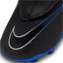 NIKE Mercurial Vapor 15 Club MG FG Fußballschuhe Kinder 040 - black/chrome-hyper royal 30