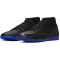 NIKE Mercurial Superfly 9 Club IC Hallen-Fu&szlig;ballschuhe Herren 040 - black/chrome-hyper royal 45