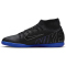 NIKE Mercurial Superfly 9 Club IC Hallen-Fu&szlig;ballschuhe Herren 040 - black/chrome-hyper royal 45