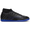 NIKE Mercurial Superfly 9 Club IC Hallen-Fu&szlig;ballschuhe Herren 040 - black/chrome-hyper royal 45