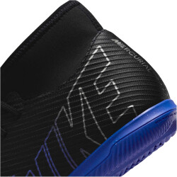 NIKE Mercurial Superfly 9 Club IC Hallen-Fußballschuhe Herren 040 - black/chrome-hyper royal 47.5