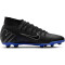 NIKE Mercurial Superfly 9 Club FG/MG Fußballschuhe 040 - black/chrome-hyper royal 36