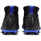 NIKE Jr. Mercurial Superfly 9 Club FG/MG Fußballschuhe Kinder 040 - black/chrome-hyper royal 32