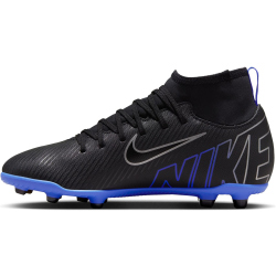 NIKE Jr. Mercurial Superfly 9 Club FG/MG Fu&szlig;ballschuhe Kinder 040 - black/chrome-hyper royal 33