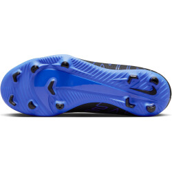 NIKE Jr. Mercurial Superfly 9 Club FG/MG Fußballschuhe Kinder 040 - black/chrome-hyper royal 35