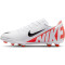 NIKE Jr. Mercurial Vapor 15 Club FG/MG Multi-Ground Fußballschuhe Kinder 600 - bright crimson/white-black 38