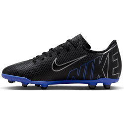 NIKE Jr. Mercurial Vapor 15 Club FG/MG Multi-Ground Fußballschuhe Kinder 040 - black/chrome-hyper royal 32