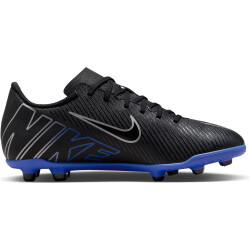 NIKE Jr. Mercurial Vapor 15 Club FG/MG Multi-Ground Fußballschuhe Kinder 040 - black/chrome-hyper royal 32