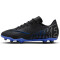 NIKE Jr. Mercurial Vapor 15 Club FG/MG Multi-Ground Fußballschuhe Kinder 040 - black/chrome-hyper royal 32