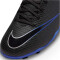 NIKE Jr. Mercurial Vapor 15 Club FG/MG Multi-Ground Fußballschuhe Kinder 040 - black/chrome-hyper royal 32