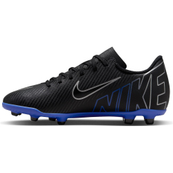 NIKE Jr. Mercurial Vapor 15 Club FG/MG Multi-Ground Fu&szlig;ballschuhe Kinder 040 - black/chrome-hyper royal 33