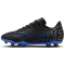 NIKE Jr. Mercurial Vapor 15 Club FG/MG Multi-Ground Fu&szlig;ballschuhe Kinder 040 - black/chrome-hyper royal 33