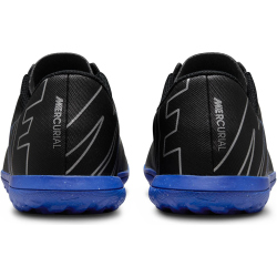 NIKE Jr. Mercurial Vapor 15 Club TF Turf Multinocken-Fu&szlig;ballschuhe Kinder 040 - black/chrome-hyper royal 33.5