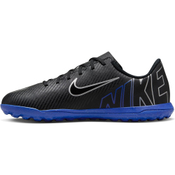 NIKE Jr. Mercurial Vapor 15 Club TF Turf Multinocken-Fu&szlig;ballschuhe Kinder 040 - black/chrome-hyper royal 34