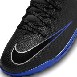 NIKE Jr. Mercurial Vapor 15 Club TF Turf Multinocken-Fu&szlig;ballschuhe Kinder 040 - black/chrome-hyper royal 34