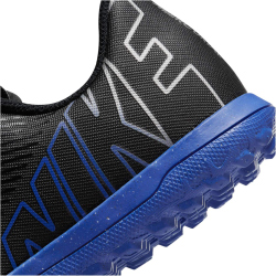 NIKE Jr. Mercurial Vapor 15 Club TF Turf Multinocken-Fu&szlig;ballschuhe Kinder 040 - black/chrome-hyper royal 34