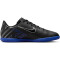 NIKE Jr. Vapor 15 Club IC Hallen-Fußballschuhe Kinder 040 - black/chrome-hyper royal 32